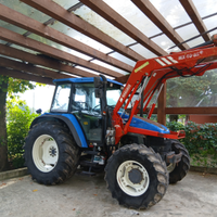 New holland ts 110 con forchone