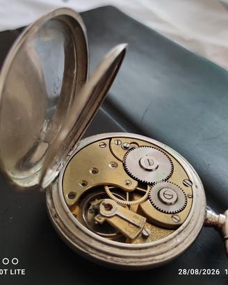 Orologio da tasca argento Fenzer KIEL / OMEGA 