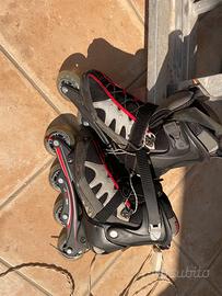 Pattini ruote in linea