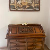 Antica ribalta cassettiera