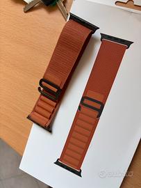 Cinturino apple watch ultra terra cotta black