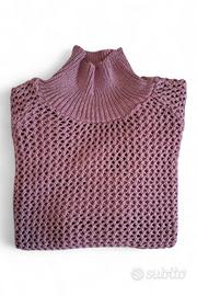 Dolcevita traforato color lilla tg. S