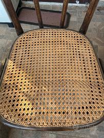 Poltroncina antica originale Thonet Wien