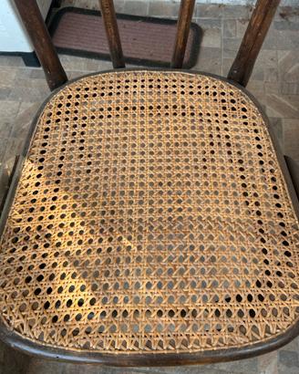 Poltroncina antica originale Thonet Wien