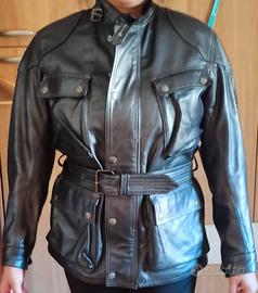 Giacca trial master belstaff da donna in pelle