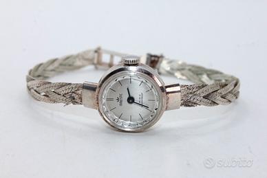 Esclusivo bracciale orologio gioiello argento