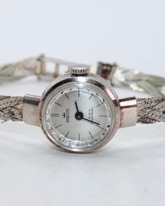 Esclusivo bracciale orologio gioiello argento