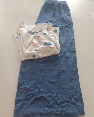 completo canotta e pantalone largo 