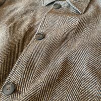 Cappotto uomo trssuto a spiga