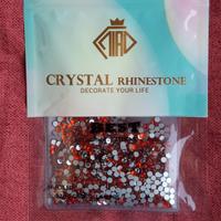 Strass rossi flatback 4mm (SS16) Cristalli. Unghie