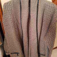 Giaccone tortora a nido d’api