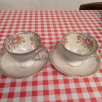 due tazzine decorate 