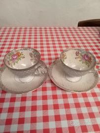 due tazzine decorate 