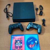 PlayStation 4 slim 500mb- PS4- 2 joystick -giochi
