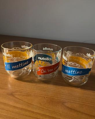 Bicchieri Nutella