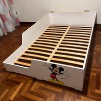 Letto Lettino Bambino Bimbo Topolino Pluto Disney