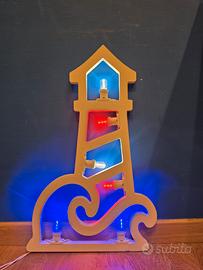luminaria a forma di faro