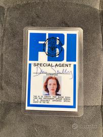 Badge Fbi Agente Speciale Dana Scully