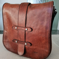 Borsa a tracolla I MEDICI - Firenze, color cognac