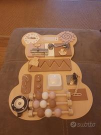 Pannello Sensoriale in Legno Montessori