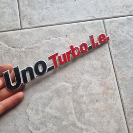 fiat uno turbo mk1 scritta originale