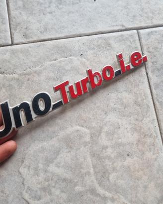 fiat uno turbo mk1 scritta originale