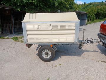 Rimorchio Ellebi trasporto cani