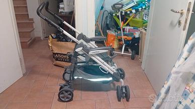 Trio Peg Perego Ovetto Culla Passeggino Iso Fix