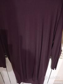 VESTITO LANA CASHMERE FALCONERI BORDEAUX TU