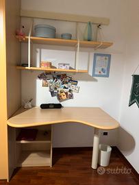 Scrivania ergonomica cameretta