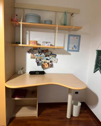 Scrivania ergonomica cameretta