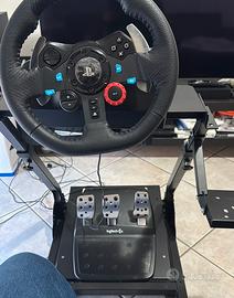 Ps5 con Postazione Volante Logitech G29 e cambio