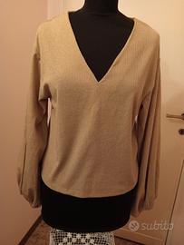 Blusa dorata - Calliope 