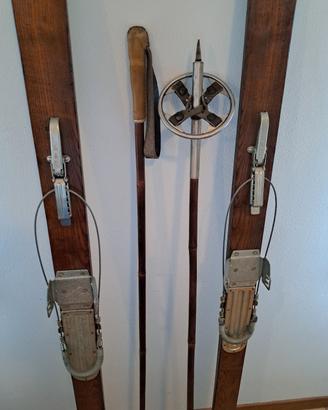 sci in legno anni 50