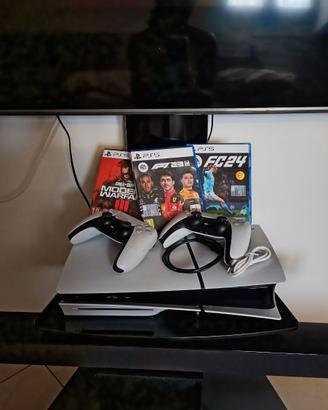 PlayStation + 2 joystick + 3 giochi tutto nuovo
