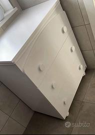 Fasciatoio e lettino “cuoricino mio” + materasso