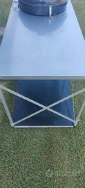 carrello per bbq rotondo