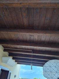 Tettoia in legno 