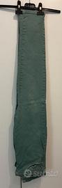 Jeans donna verde chiaro tg 42 Zara