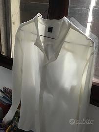 Camicia a uomo collo coreano.