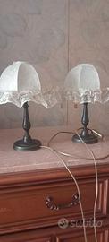COPPIA LAMPADE DA COMODINO