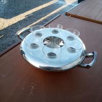 Servizio da vodka silverplated  anni 70
