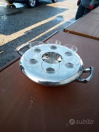 Servizio da vodka silverplated  anni 70