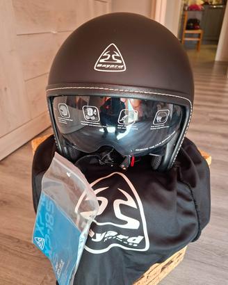 Casco jet Bayard XP-18 S – Matt Black taglia L