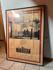 Manhattan poster cinema 100x140 con cornice