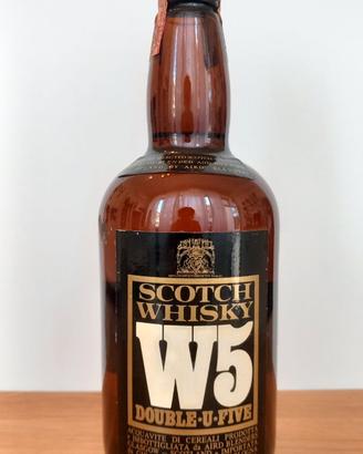 Scotch Whisky W5 Double-U-Five Vintage Anni '70