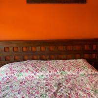 Letto struttura legno Teak e comodini