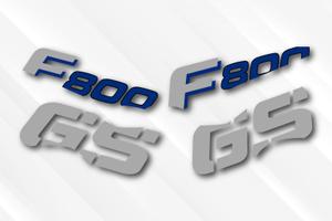 Adesivi bmw f 800 gs trophy