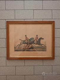 Quadro stampa con cavalli