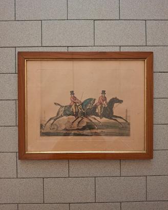 Quadro stampa con cavalli